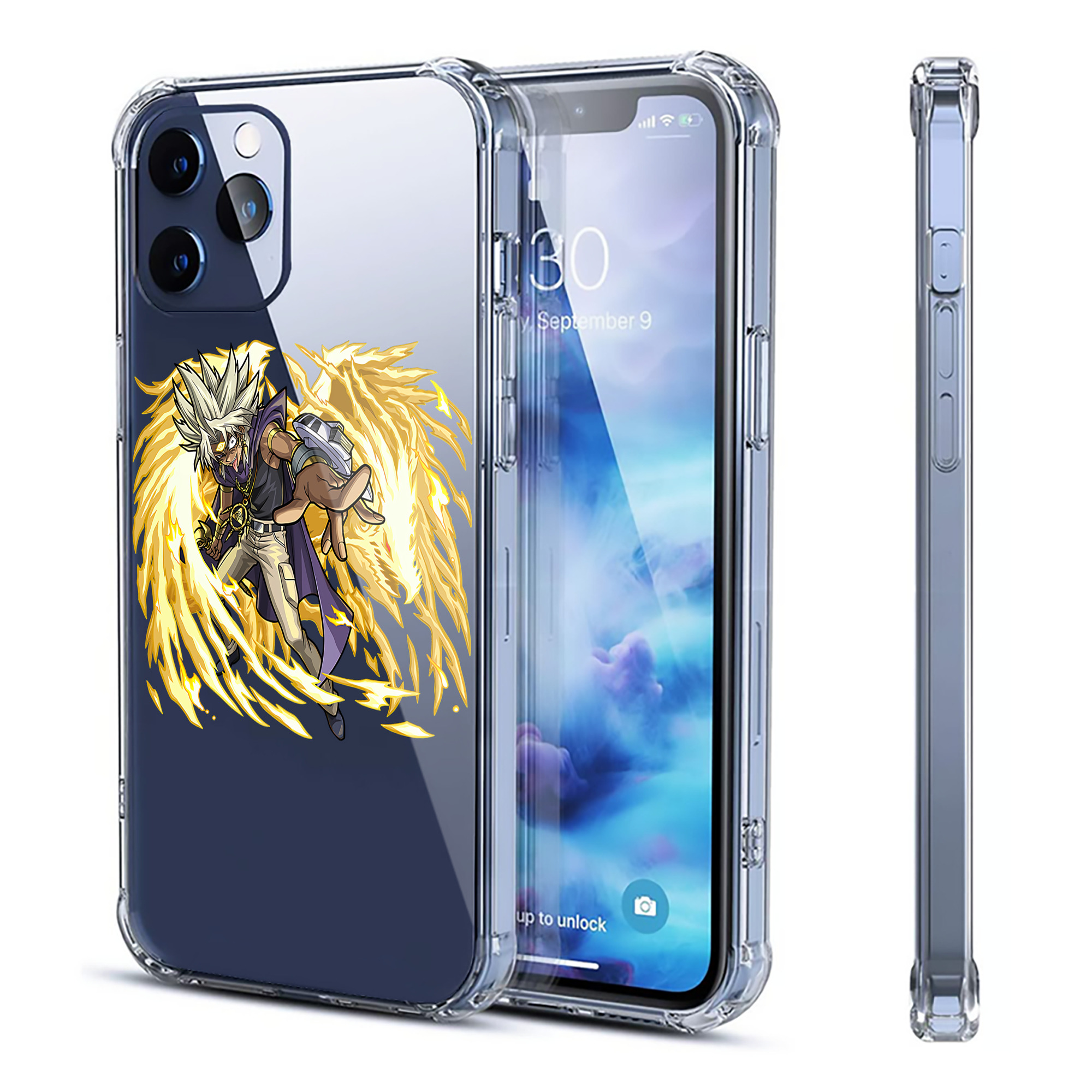 （画像用） 遊☆戯☆王 Yu-Gi-Oh! 【iPhone 12シリーズ対応】透明スマホケース（クリアソフトケース）